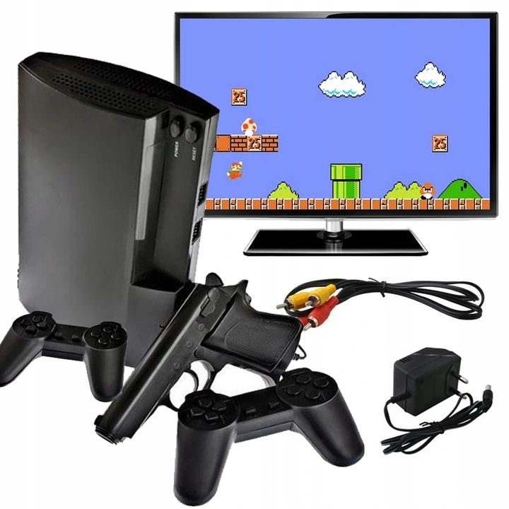Televízia Herné konzoly TV Vintage Retro Games Black