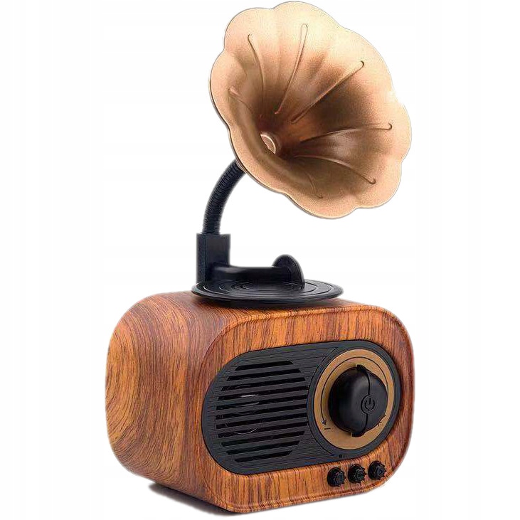 Retro štýl reproduktor Prenosné rádio Bluetooth
