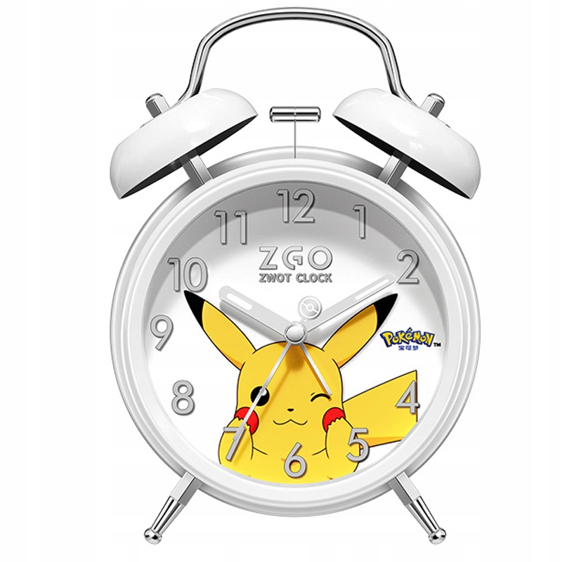 Pokemon Alarm Glock retro tiché digitálne hodiny