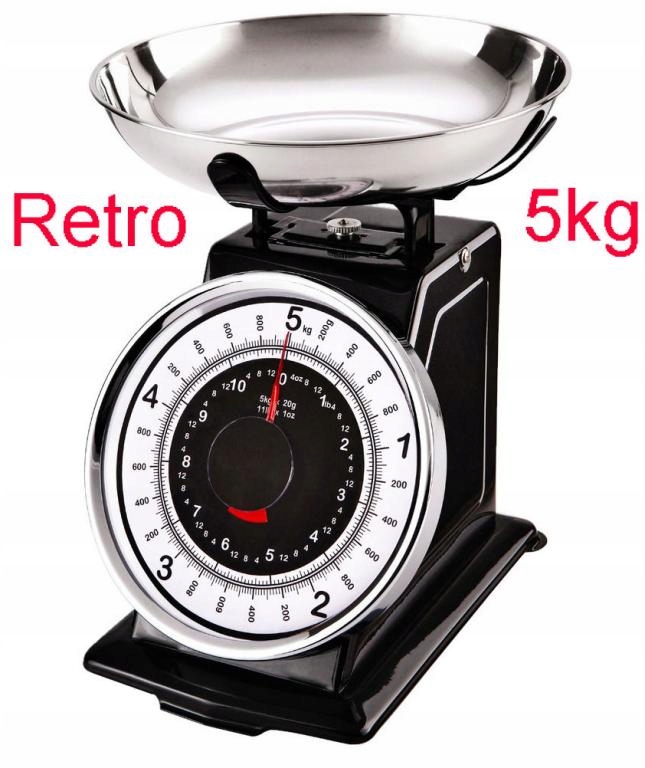 Kuchynská váha 5KG klasická mechanická novinka RETRO