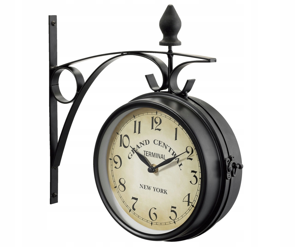 Nástenné hodiny Obojstranné retro Retro 21 cm stanice