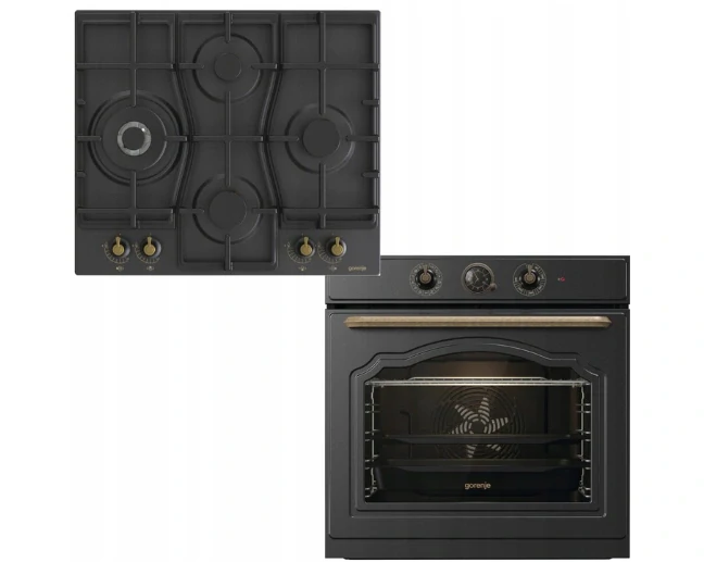 Súprava Rúra + Retro plynová varná doska Gorenje 60 cm